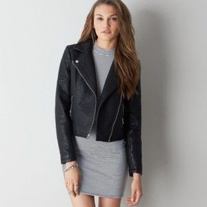 Vegan leather jacket